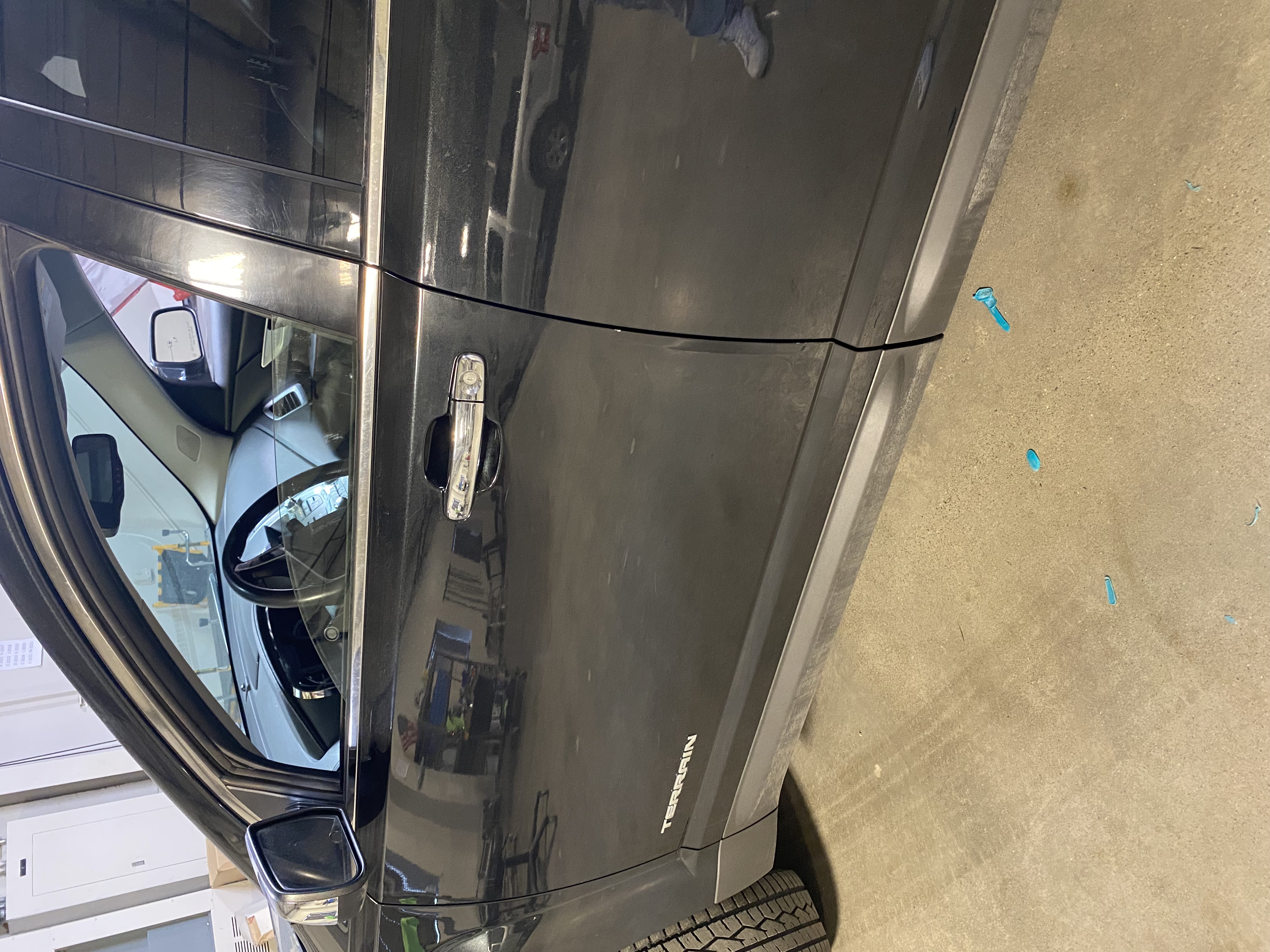 After — GMC Terrain clean panel